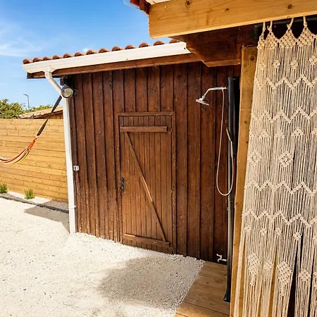 La Paillotte Du Bassin Ferienhaus *